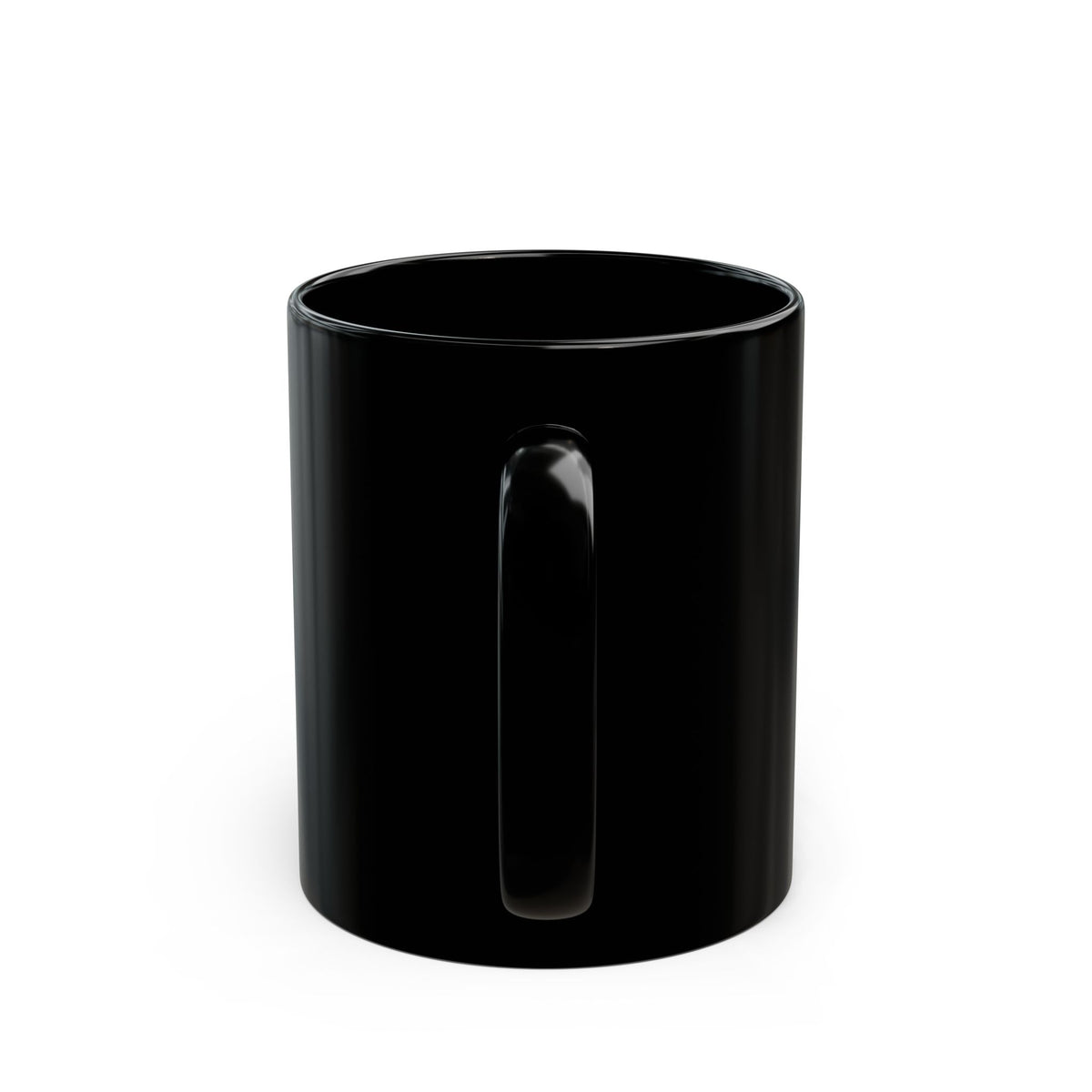 Gym God Mug | Black Coffee Cup with Winged Fitness Design