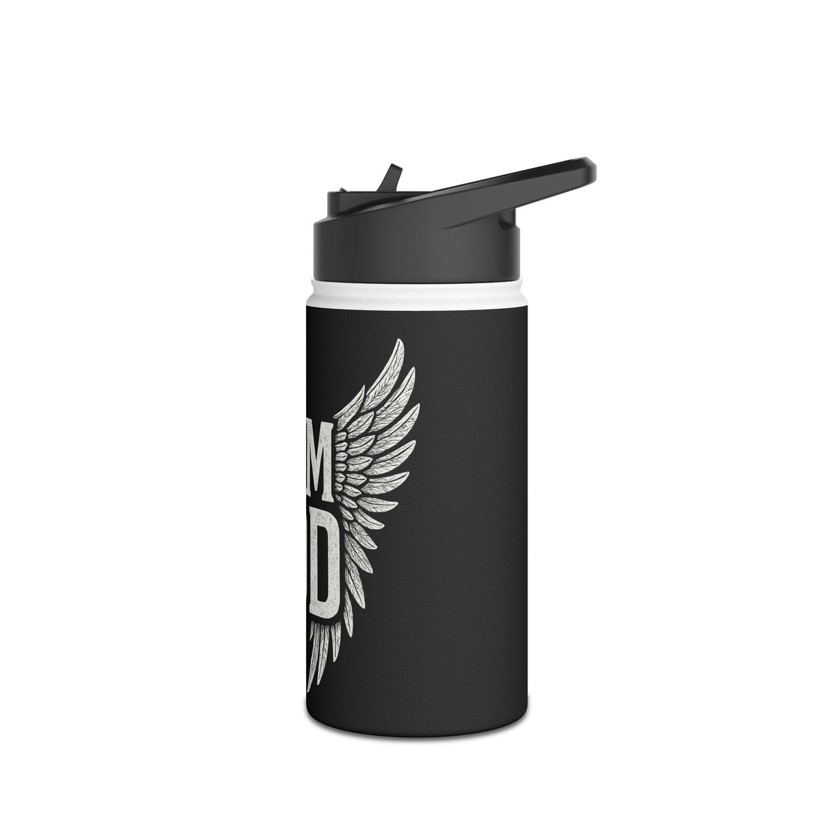 Gym God wings Stainless Steel Water Bottle | Fitness Motivation | Workout Bottle
