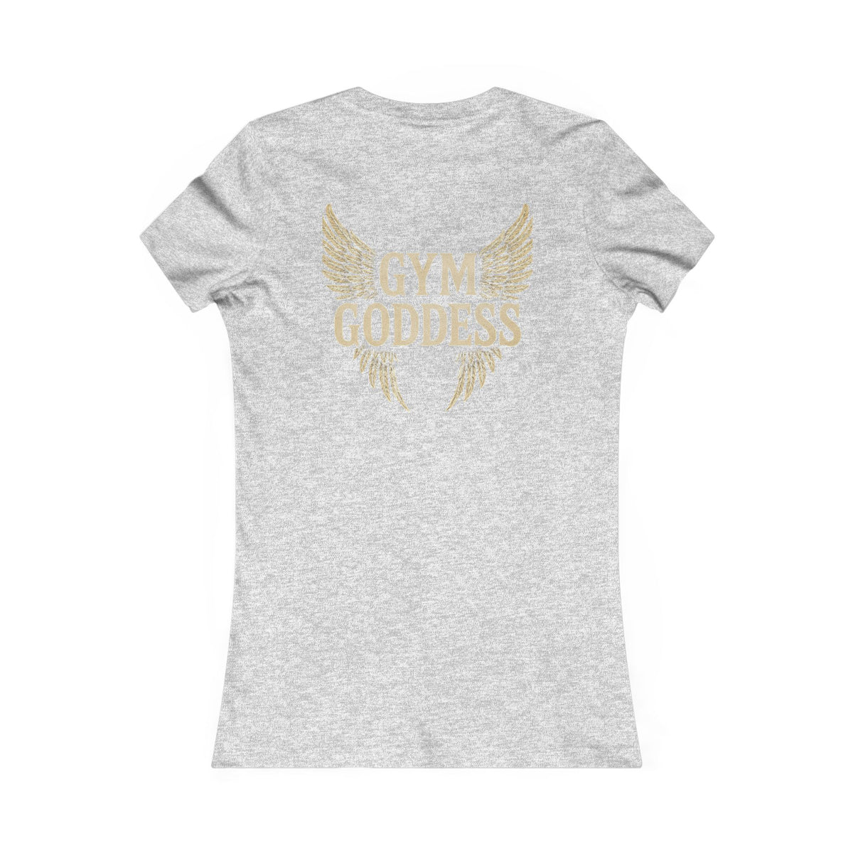 Gym Goddess Tee | Winged Fitness Typography Shirt