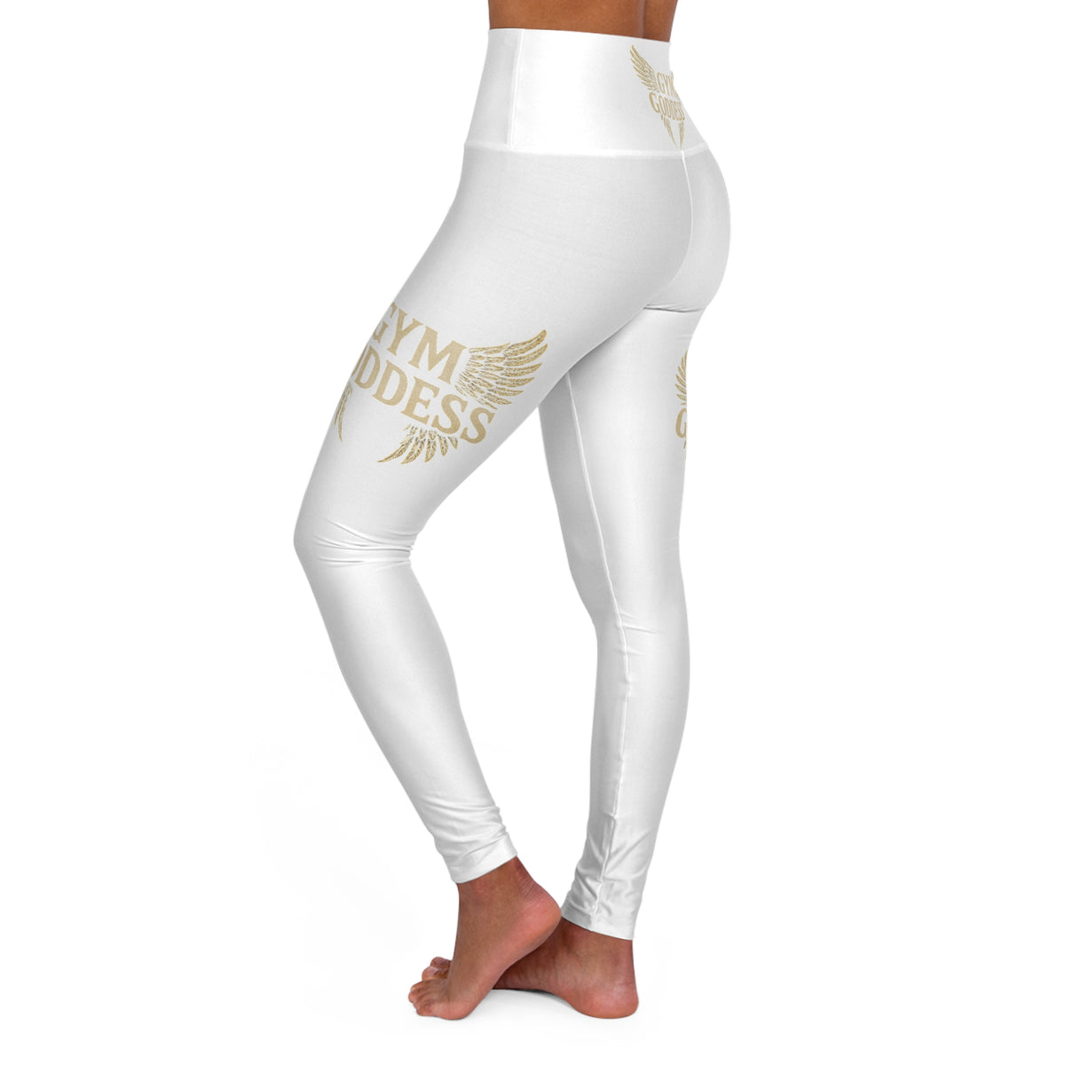Gym Goddess Wings leggings | High Waisted Yoga Leggings