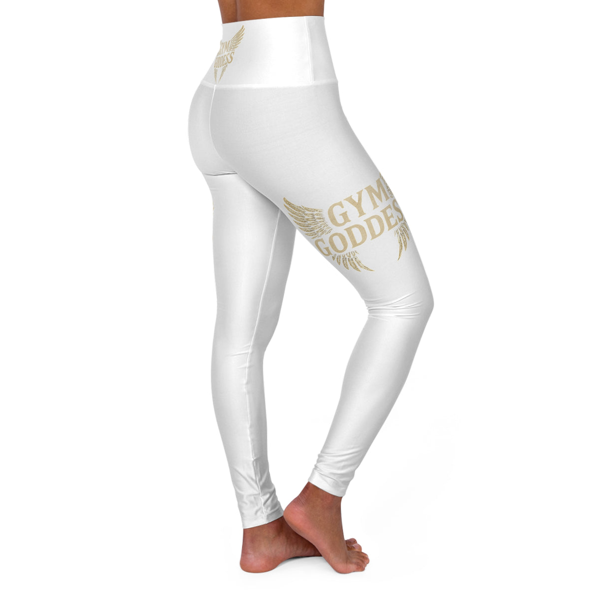 Gym Goddess Wings leggings | High Waisted Yoga Leggings
