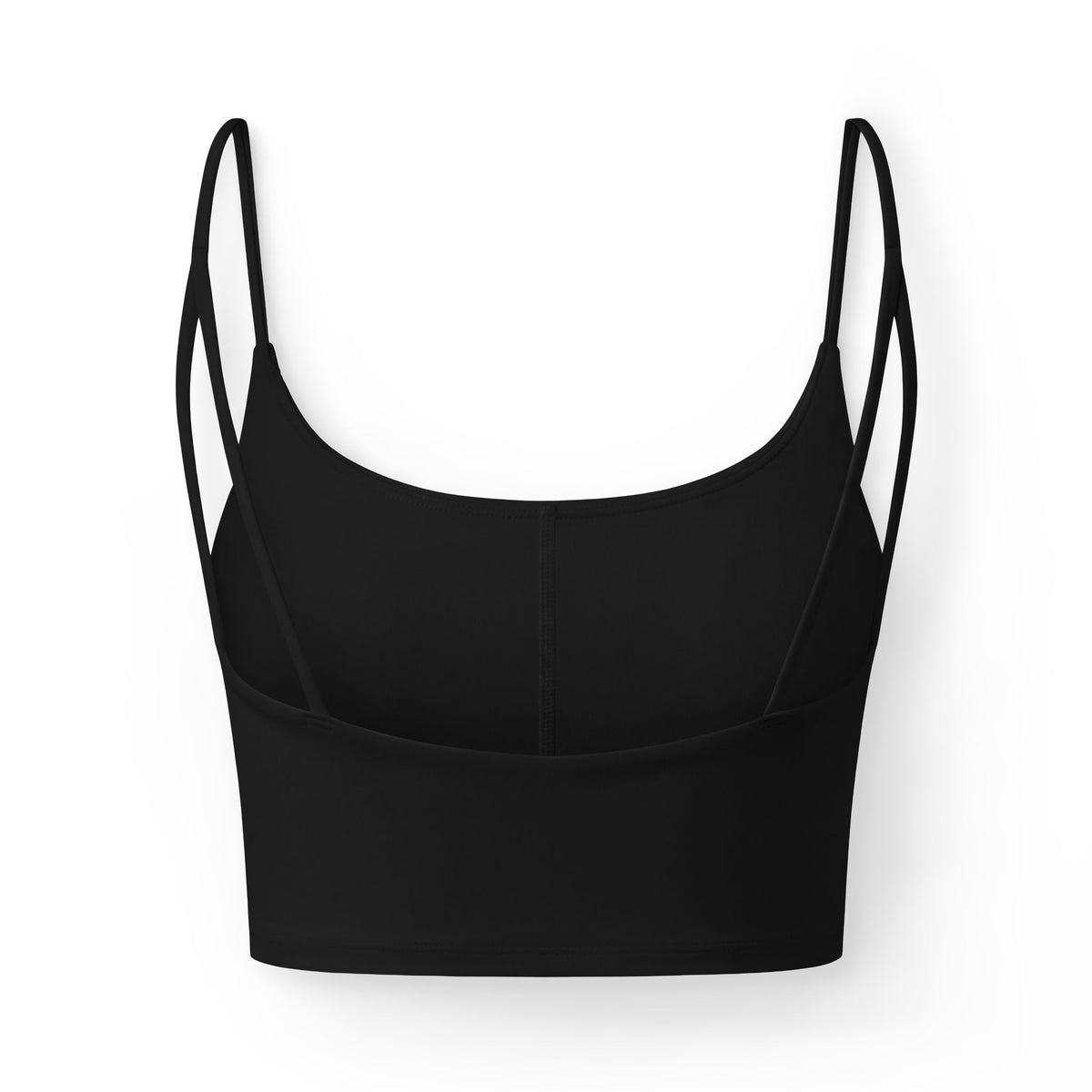 Gym Goddess Luxe Sports Bra | Removable Pads | Black & Charcoal