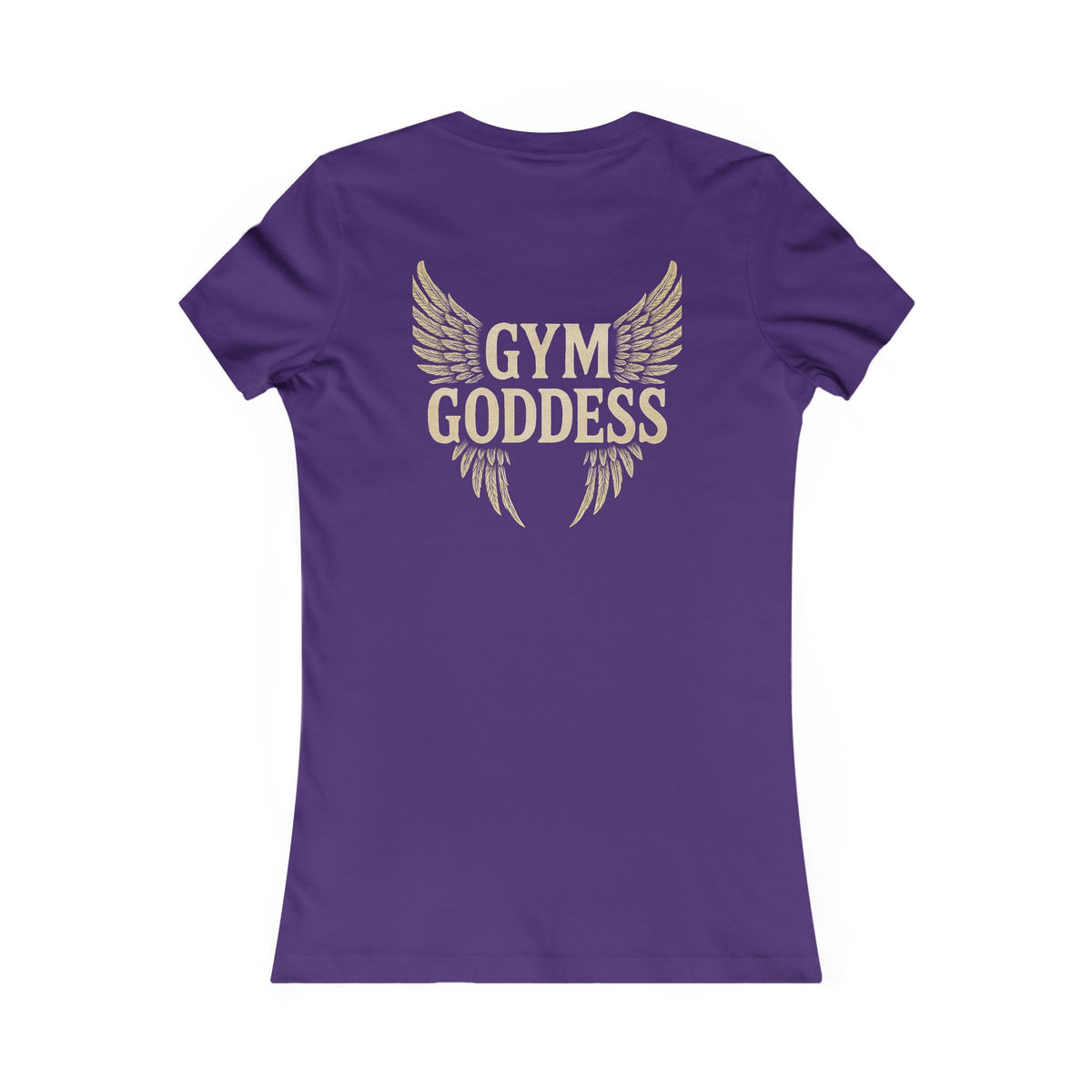 Gym Goddess Tee | Winged Fitness Typography Shirt