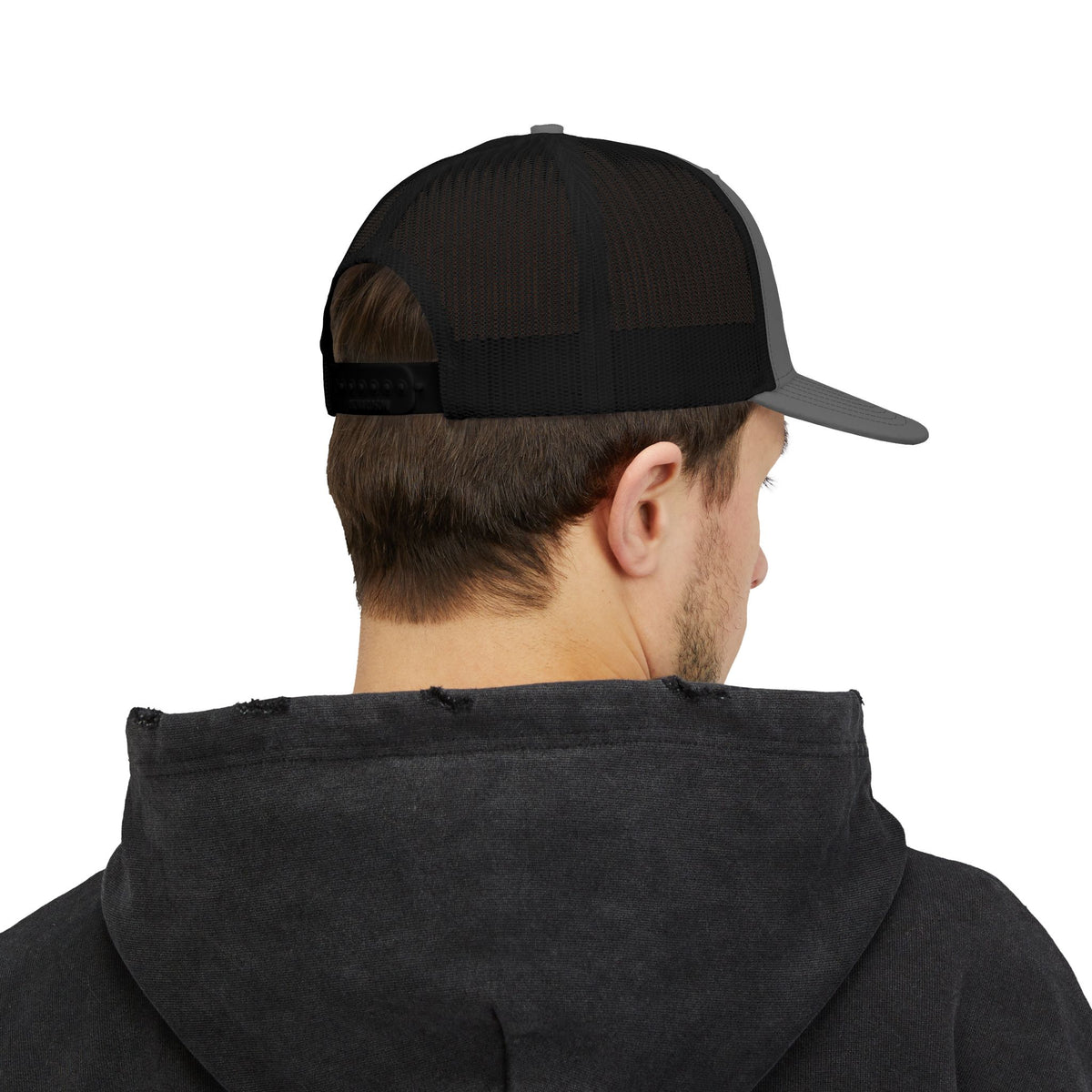 Gym God Trucker Cap — Embroidered Fitness Snapback Hat