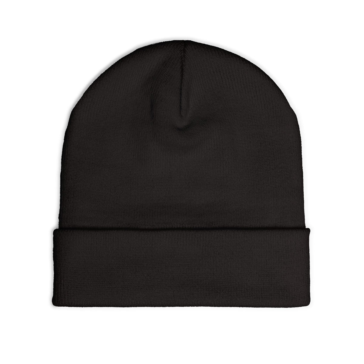 Gym God Embroidered Knit Beanie | Workout Fitness Hat with Golden Wings