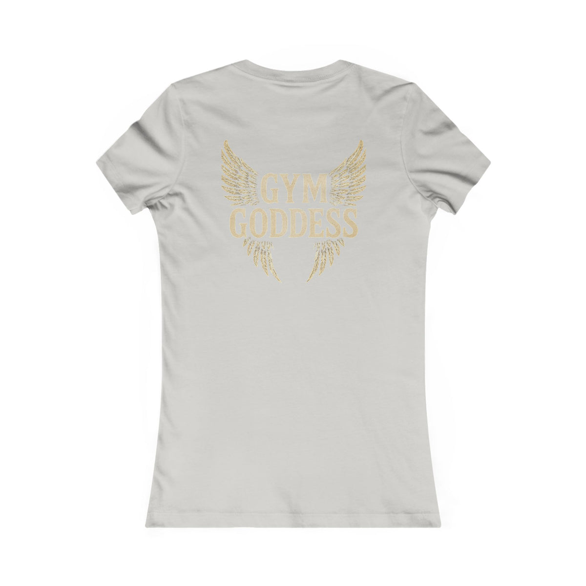 Gym Goddess Tee | Winged Fitness Typography Shirt