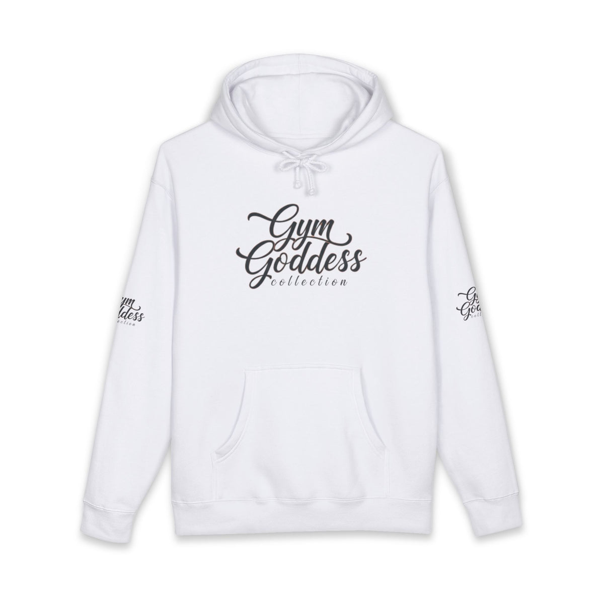 Gym Goddess Script Logo Hoodie | Fitness Apparel, Athletic Sweatshirt
