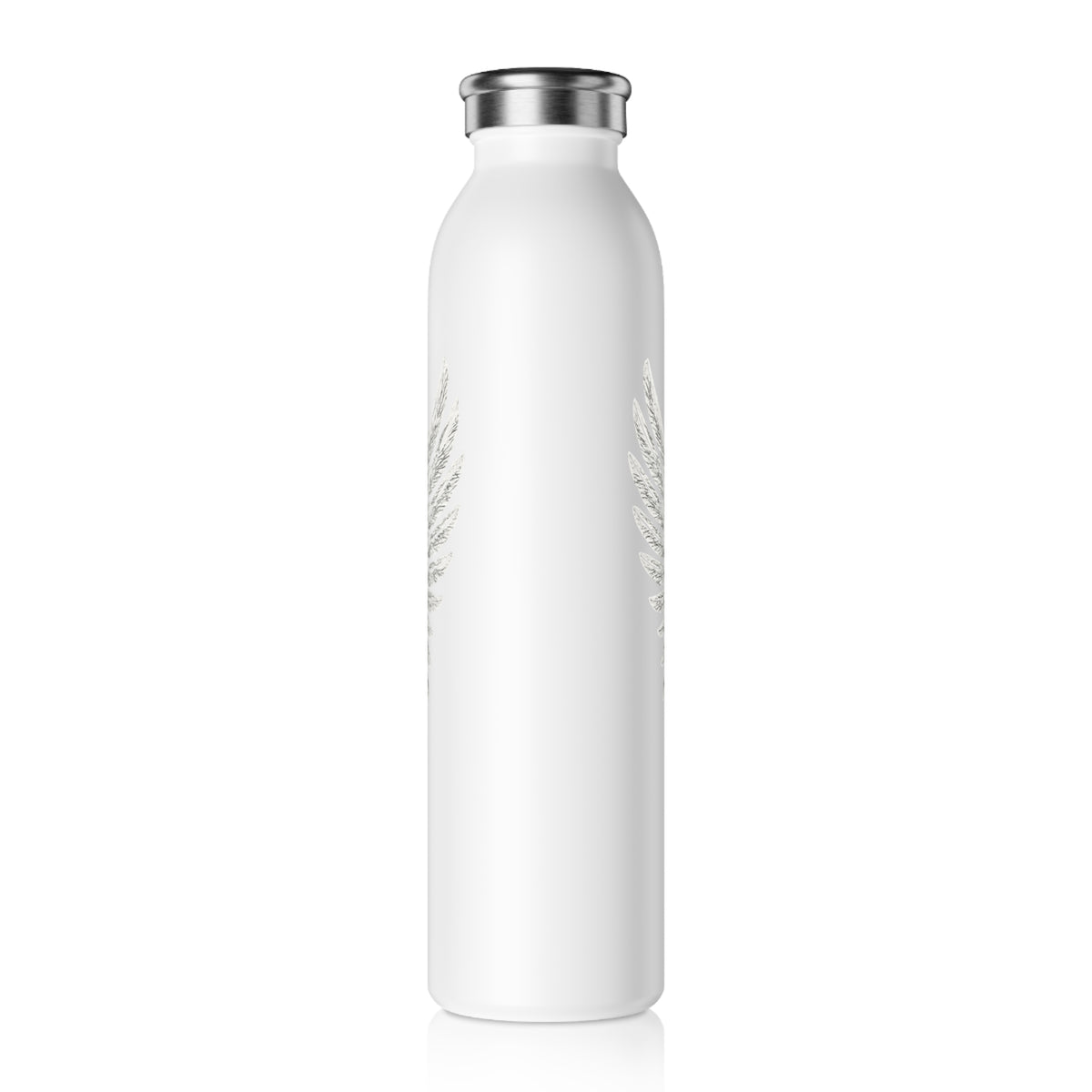 Gym God Slim Water Bottle | Winged Fitness Logo