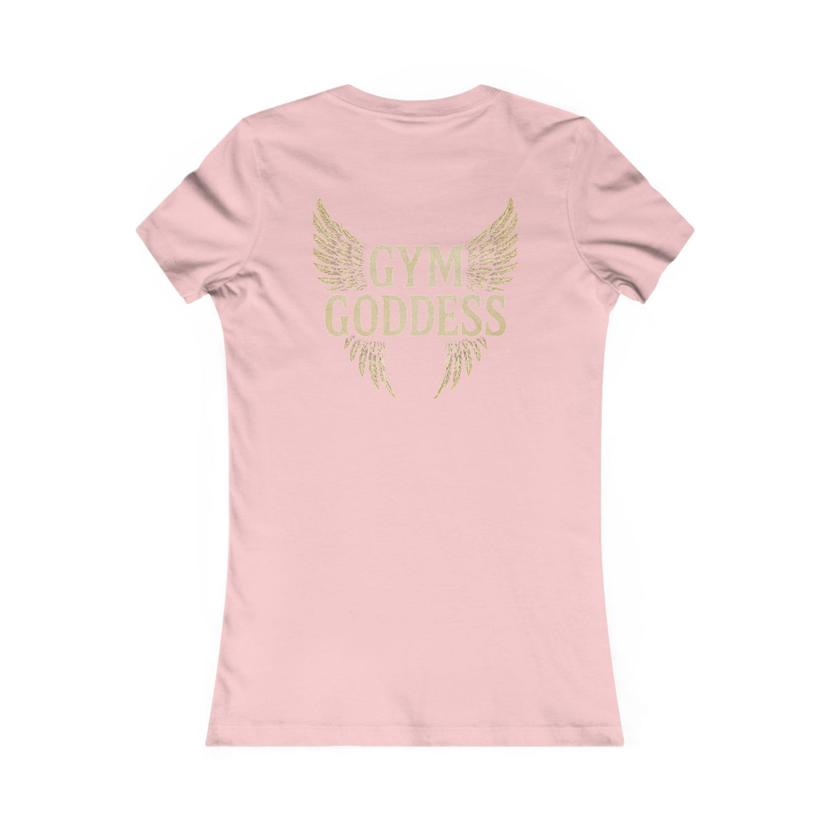 Gym Goddess Tee | Winged Fitness Typography Shirt