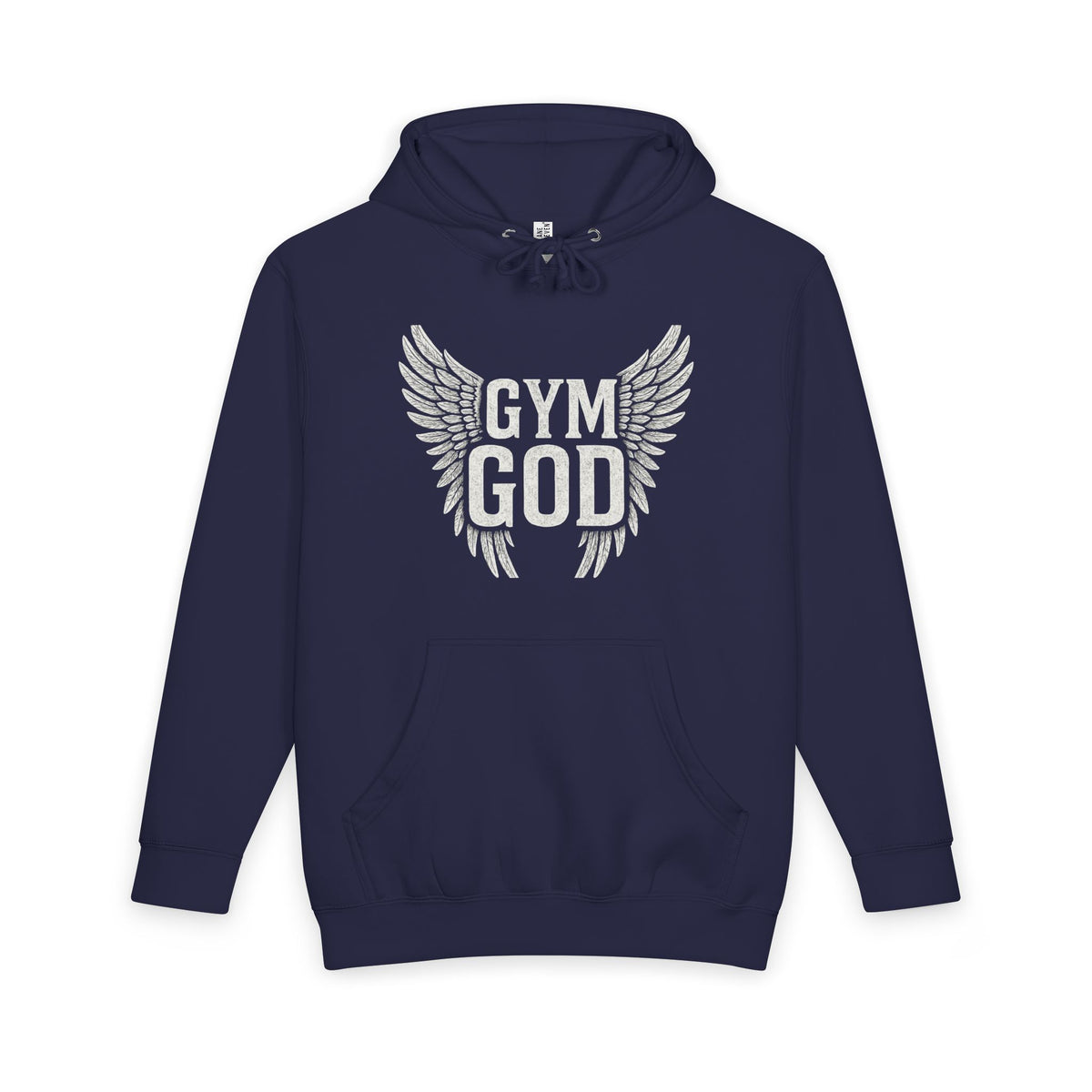 Gym God Wings Heavyweight Hoodie | Unisex Gym Pullover